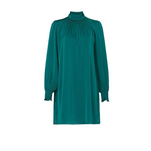 Adam Lippes Collective Green Mock Neck Dress - Picture 7 of 10
